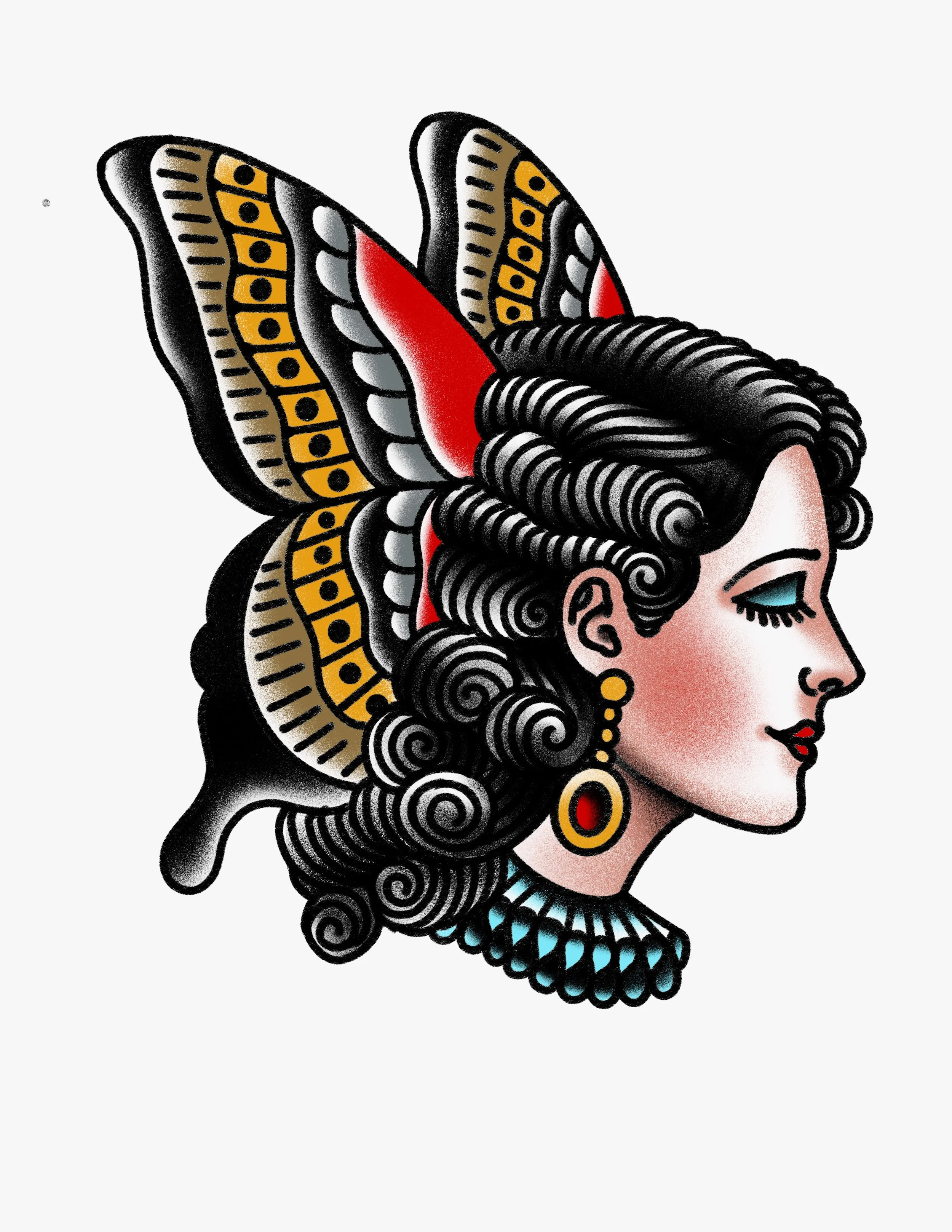 Butterfly lady