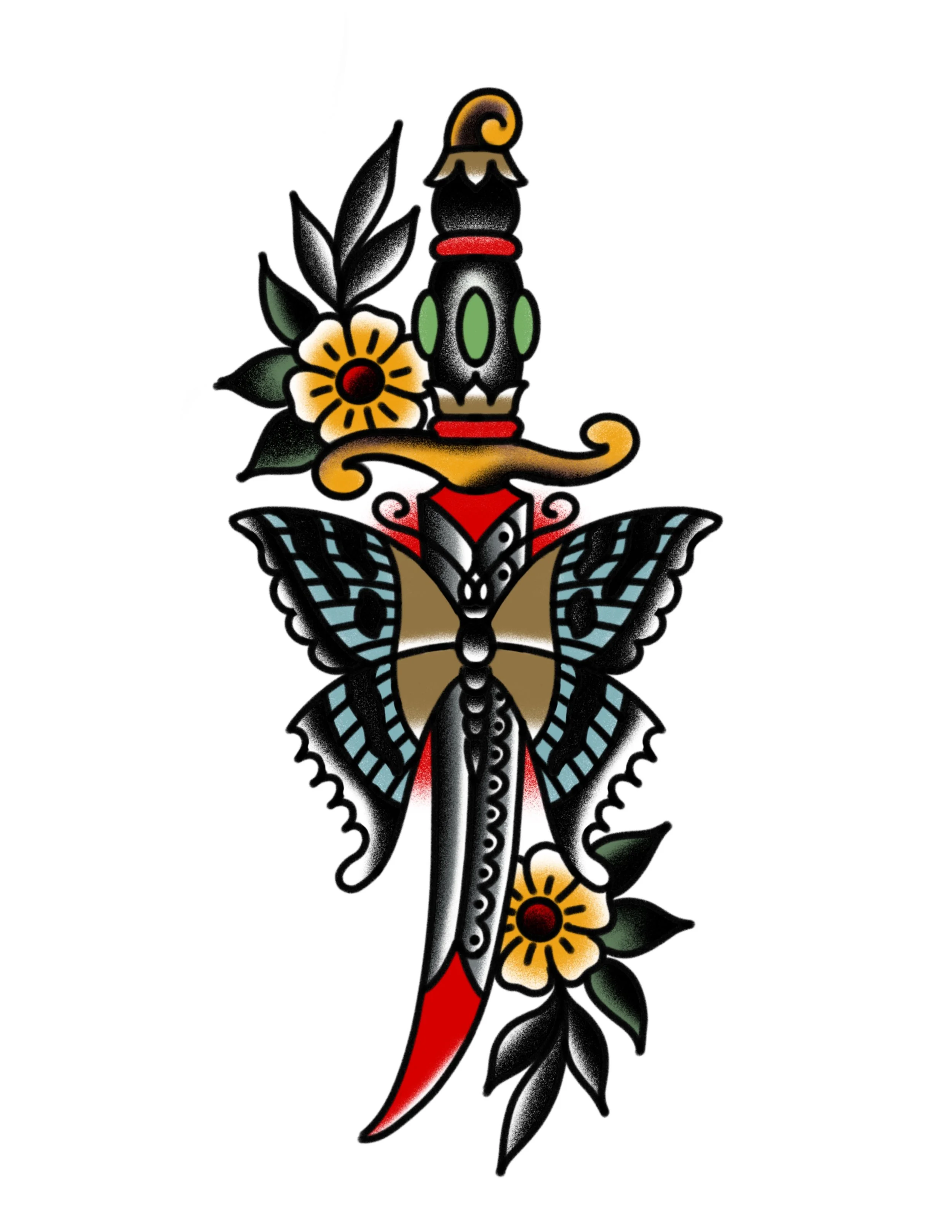 Butterfly/dagger