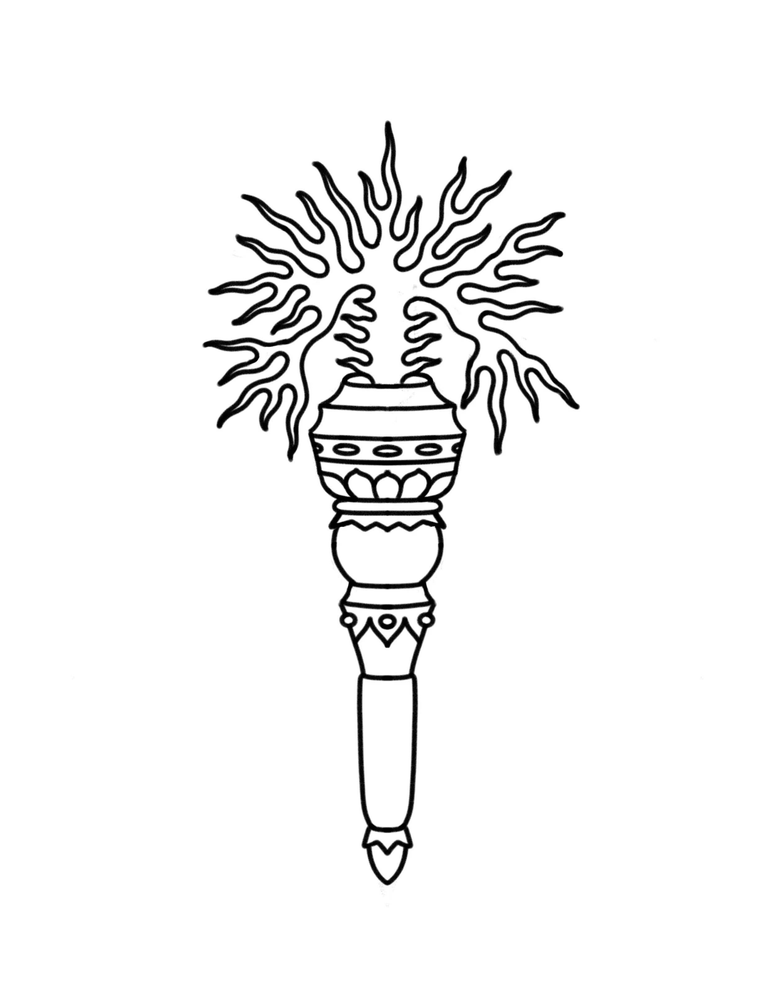 Black torch