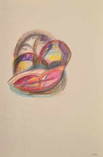 Zeichnung rosa Lippe