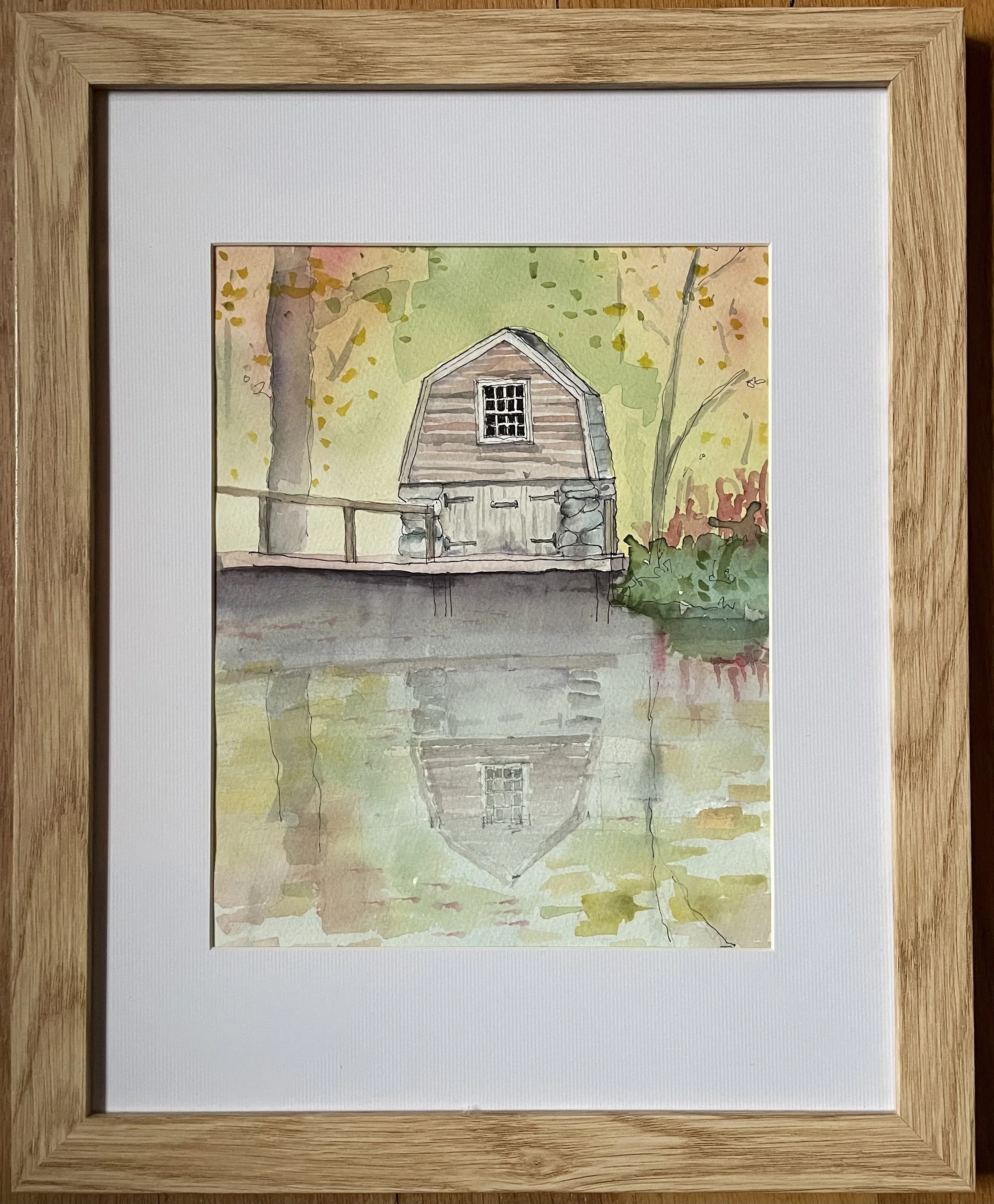 BOATHOUSE, OLD MANSE, CONCORD MA