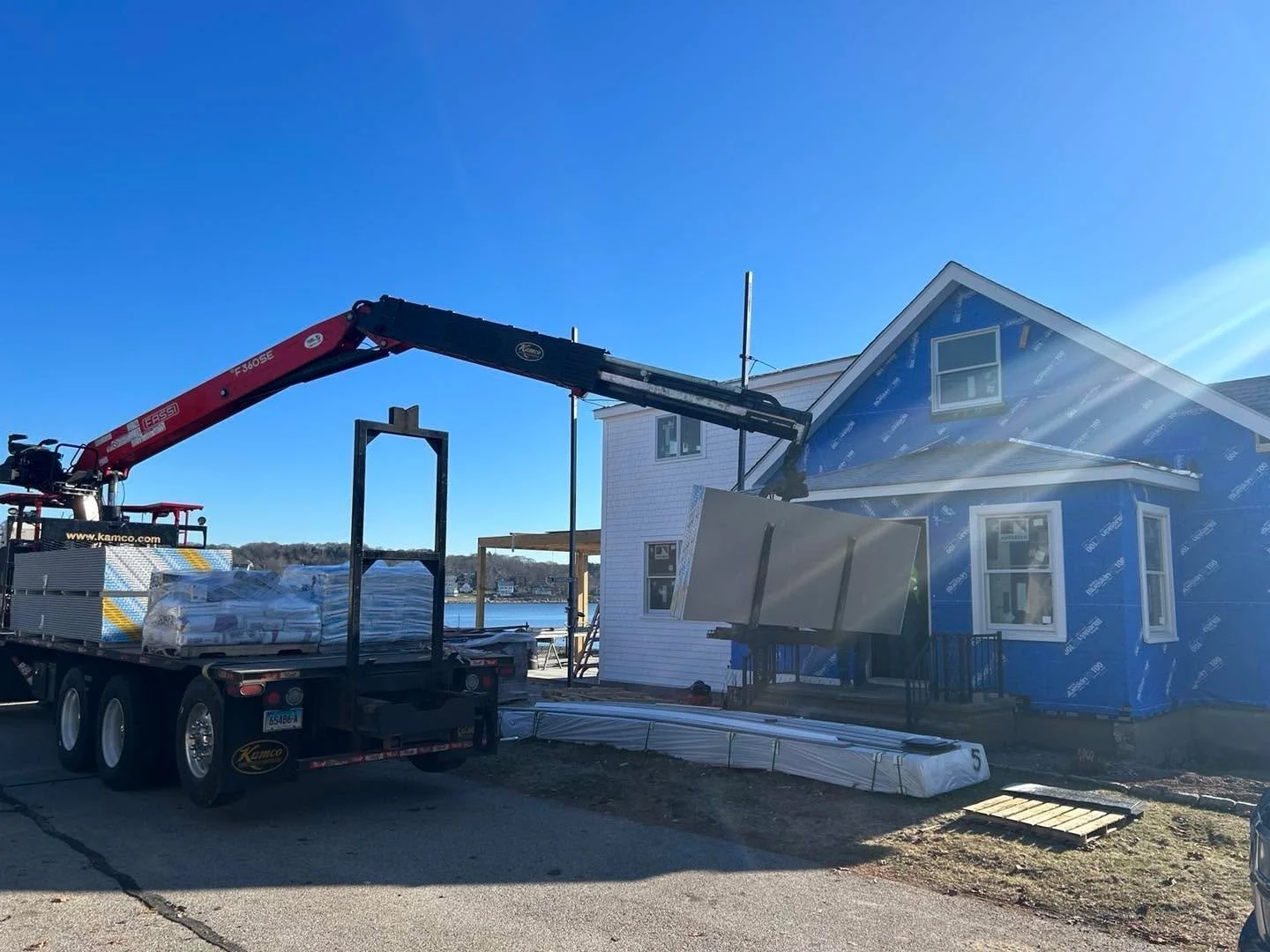 Always a good feeling knowing walls are about to go up!