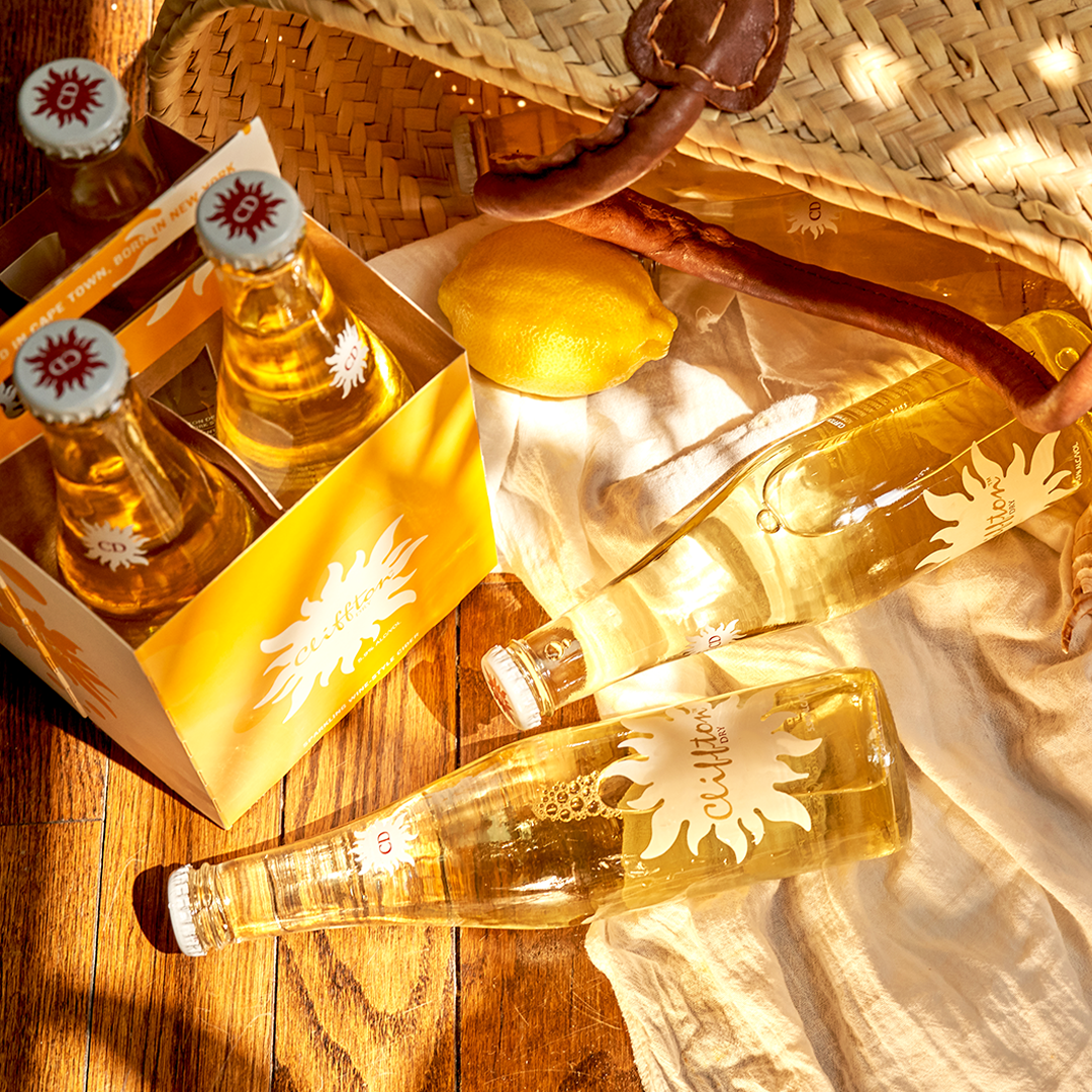 CLIFFTON POMME CLASSIQUE: Wine, & Spirits Industry: Cliffton Dry: A mix of "lifestyle" OOH (Out of Home) shots and clean product photography to show the "Global Scalable" nature of the brand.
