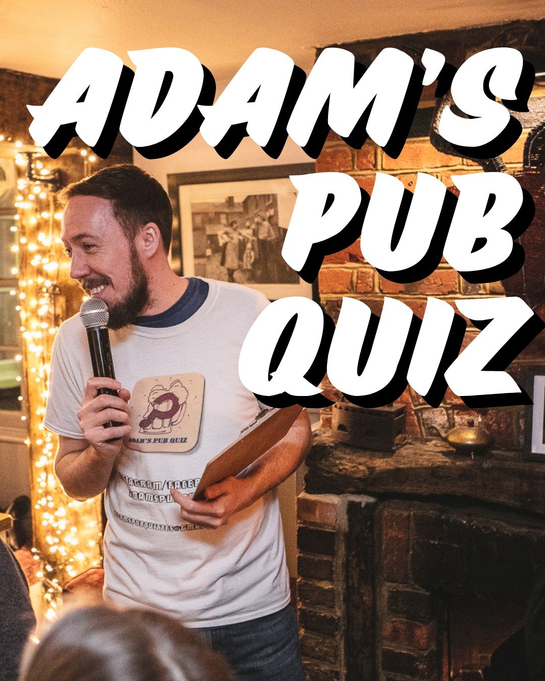 Get ready for a Wednesday night full of laughter and brain-teasers at the Royal Oak! Adam's legendary pub quiz, kicks off at 8 pm - it's going to be an evening packed with fun, excitement, and bad jokes! Don't miss out on the action - get those booki