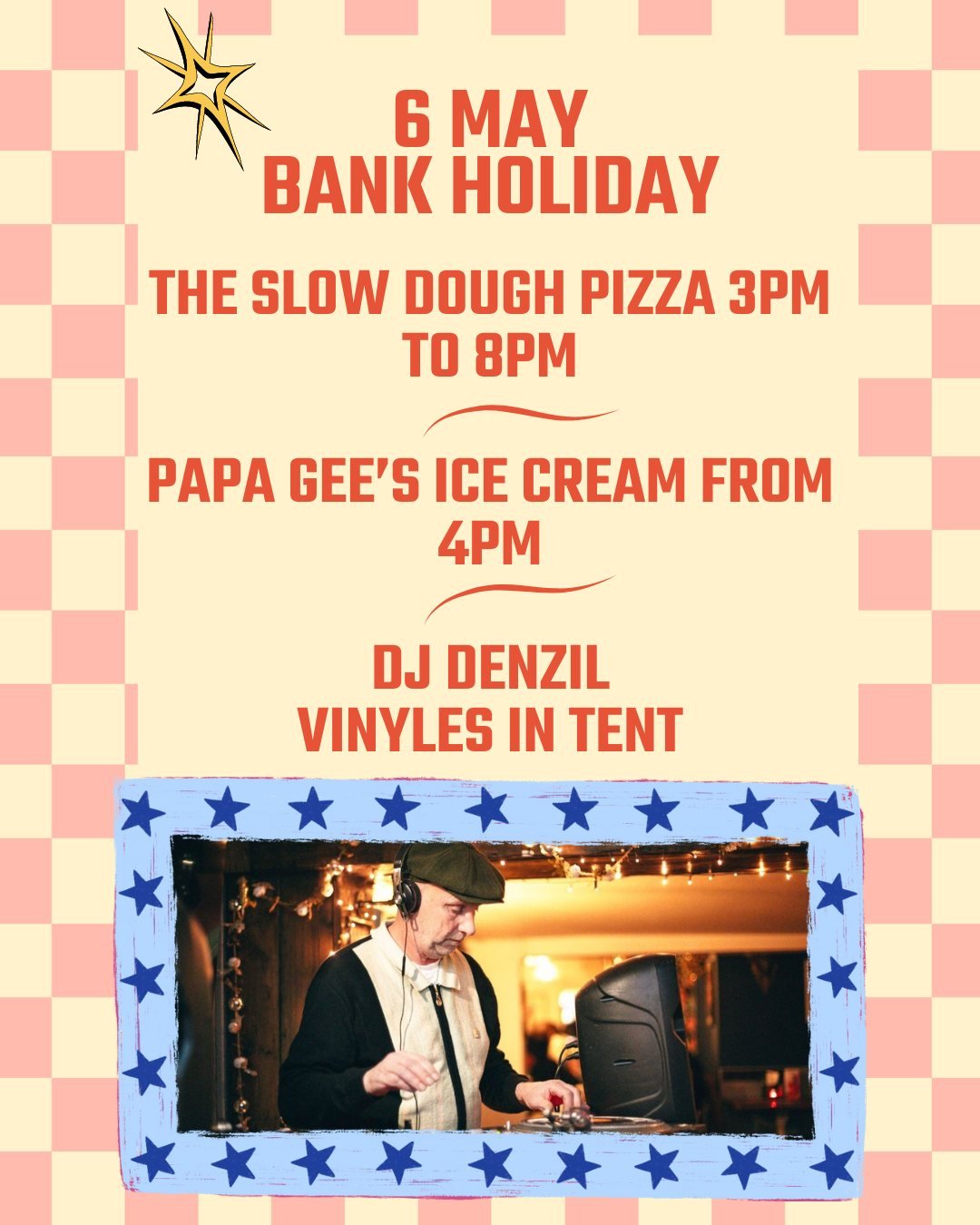 🎉 Join us for an epic Bank Holiday celebration at The Royal Oak on May 6th! 🎉

Save the date and come along from 12pm onwards! @theslowdoughpizzaco will be serving up delicious pizzas from 3pm until they run out, and @papageesicecream will be on ha