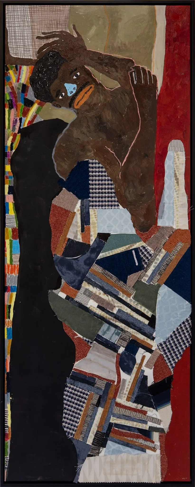 under the covers of our shared bed,
24x60 in