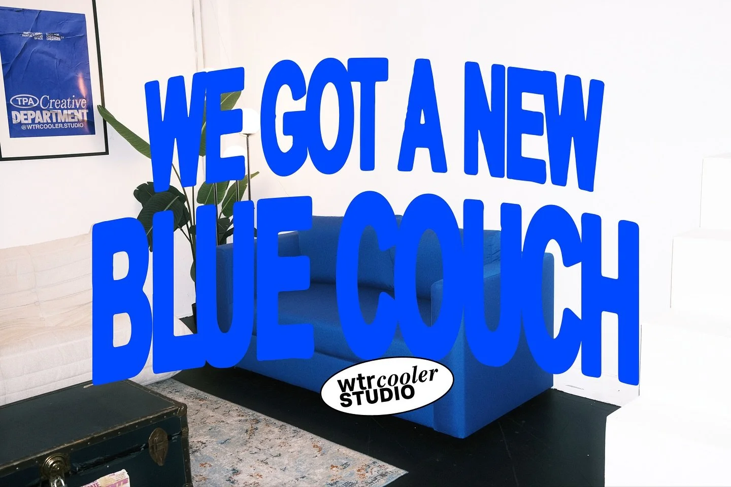 &amp; its @wtrcooler.studio bluuuuue
💙🔵🟦🚾🛜