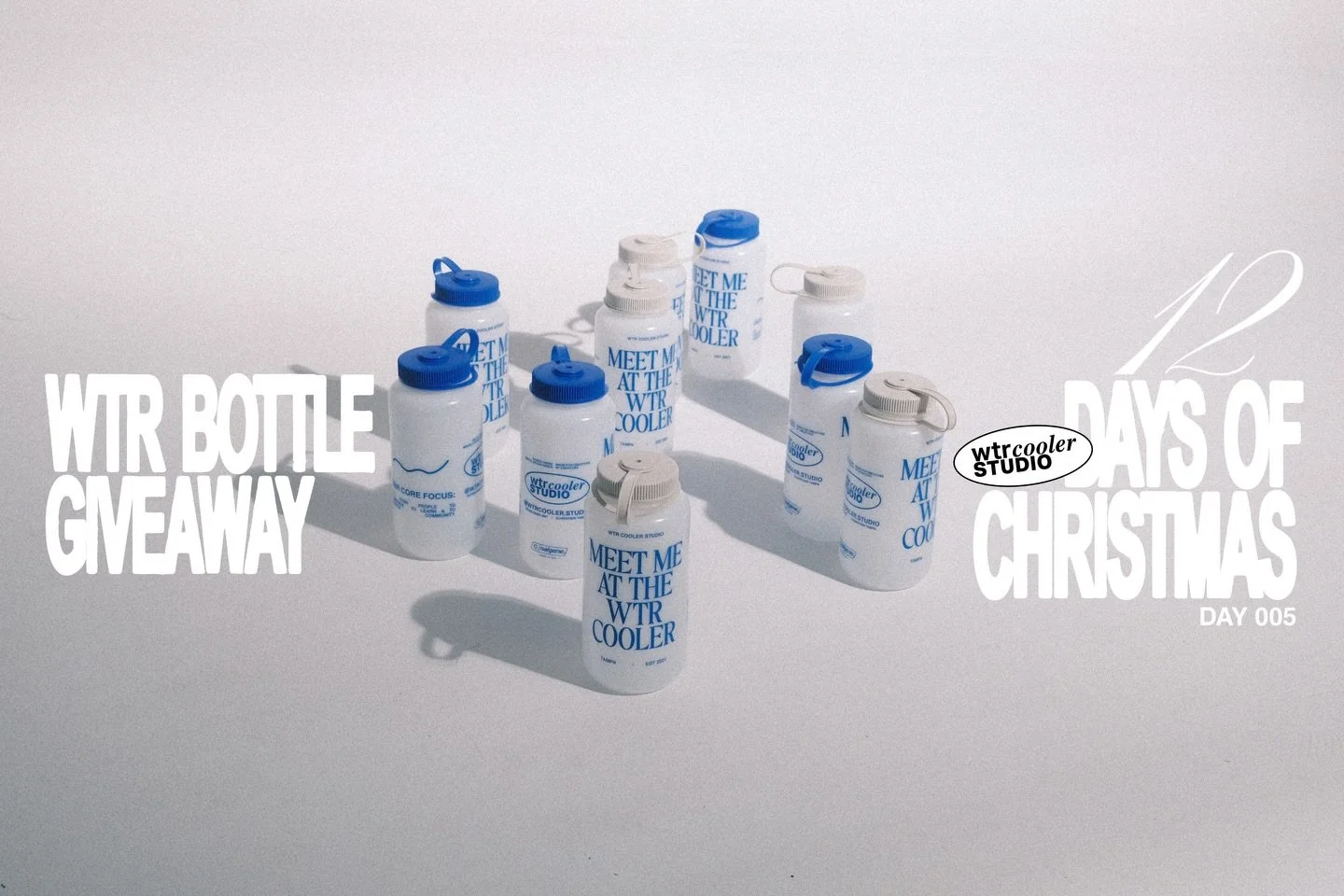🎁DAY 005 - 12 DAYS OF CHRISTMAS 

🎉

We&rsquo;re giving away (2) MEET ME AT THE WTRCOOLER wtr bottles!

These bottles are the perfect way to stay hydrated on a long shoot day! 

TO ENTER:
- make sure you&rsquo;re following us @wtrcooler.studio 
- t