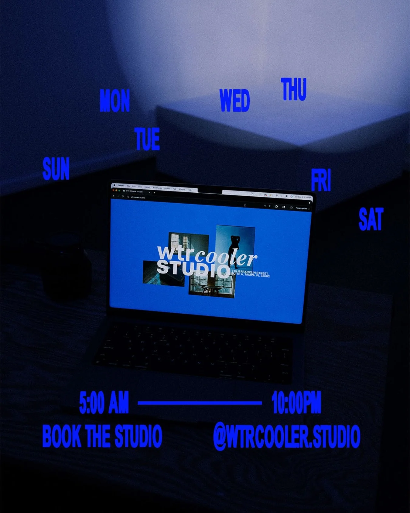 SUNDAY - SATURDAY/  5:00AM - 10:00PM
book directly through our website with our live calendar 
🔗 in bio