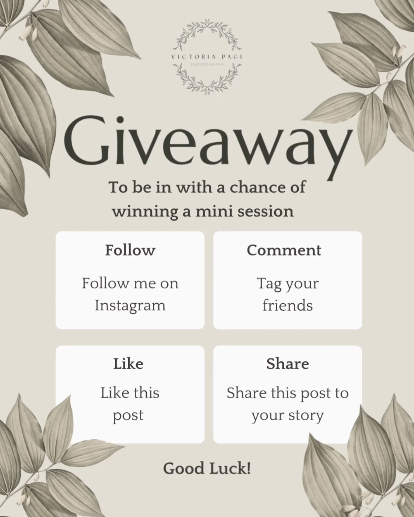 GIVEAWAY TIME ⭐️ to celebrate 2,000 of my lovely followers one lucky person/family will win a 30 minute session in the comfort of your own home which will include 3 digital images. Entries will close Sunday 15th February 2026.

To be in with a chance