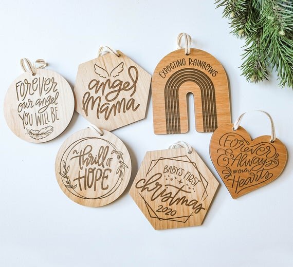 22 DIY Wooden Christmas Ornaments - Maker Mama