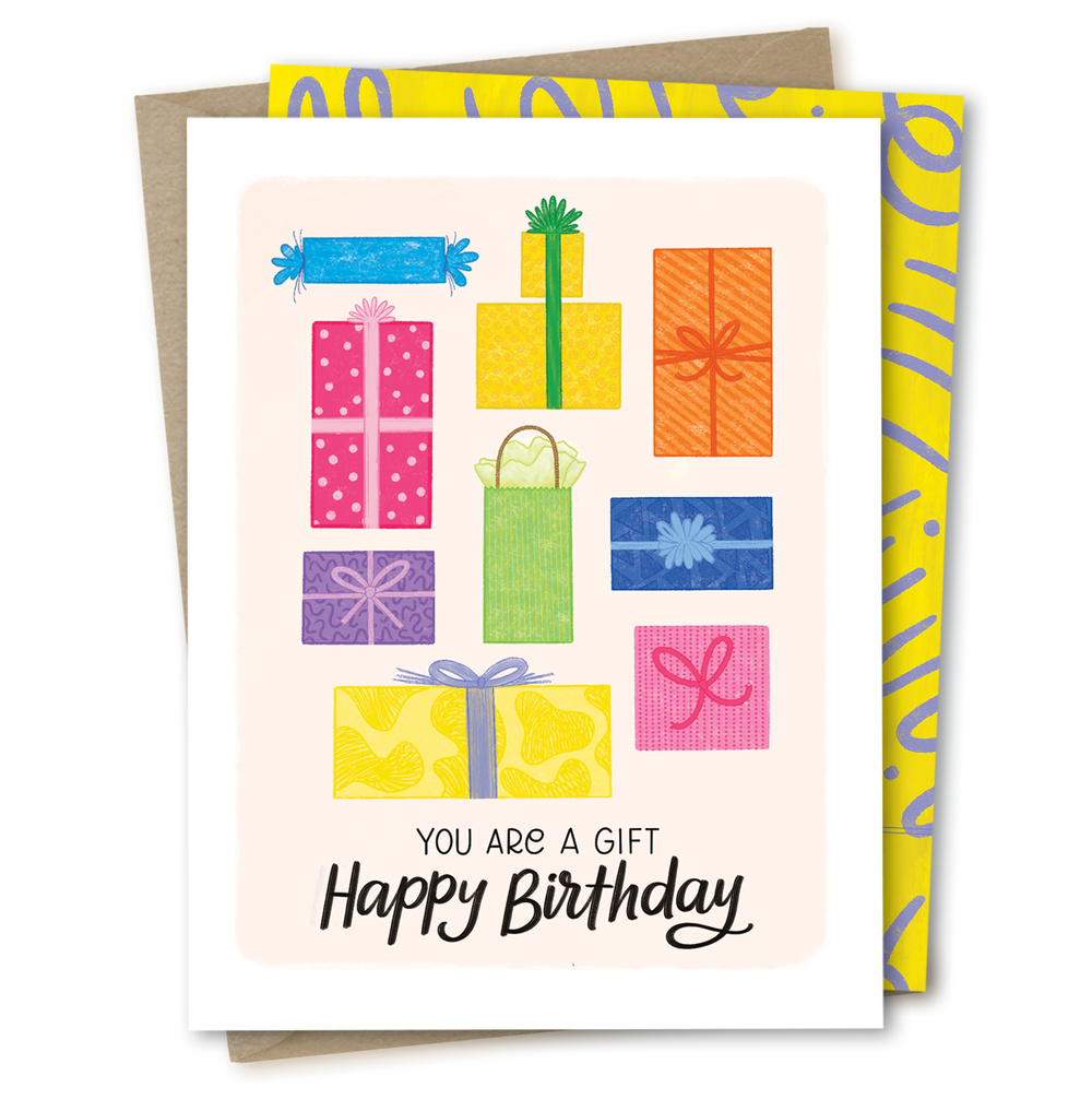 You Are a Gift Age-Positive Birthday Card — The Noble Paperie