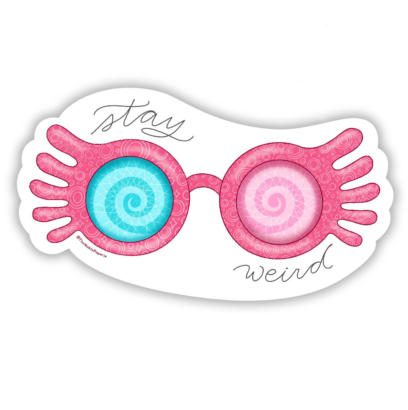 Stay Weird Luna Sticker