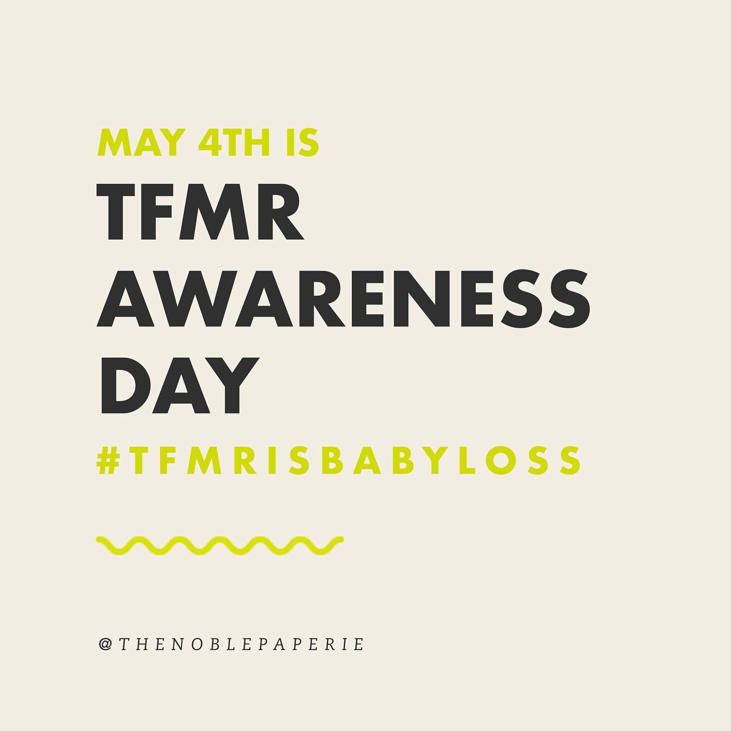 Today is #TFMRAwarenessDay. 

A TFMR is a termination for medical reasons, and it IS BABY LOSS. Today, I want to sit alongside the TFMR community to raise awareness, and for the first time, share my own connection to TFMR.

For those who are not a pa