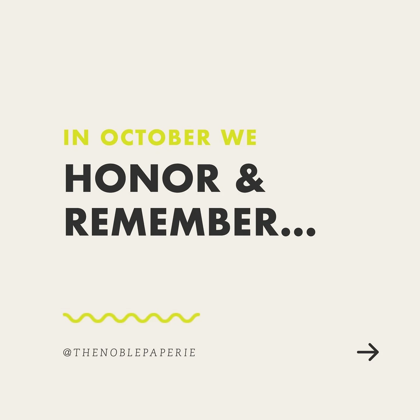 October is #PregnancyAndInfantLossAwarenessMonth.

Today, and all days, we think about the babies who are no longer with us. We honor the parents who mourn them. We say their names, listen to their stories, and hold space for them through our collect