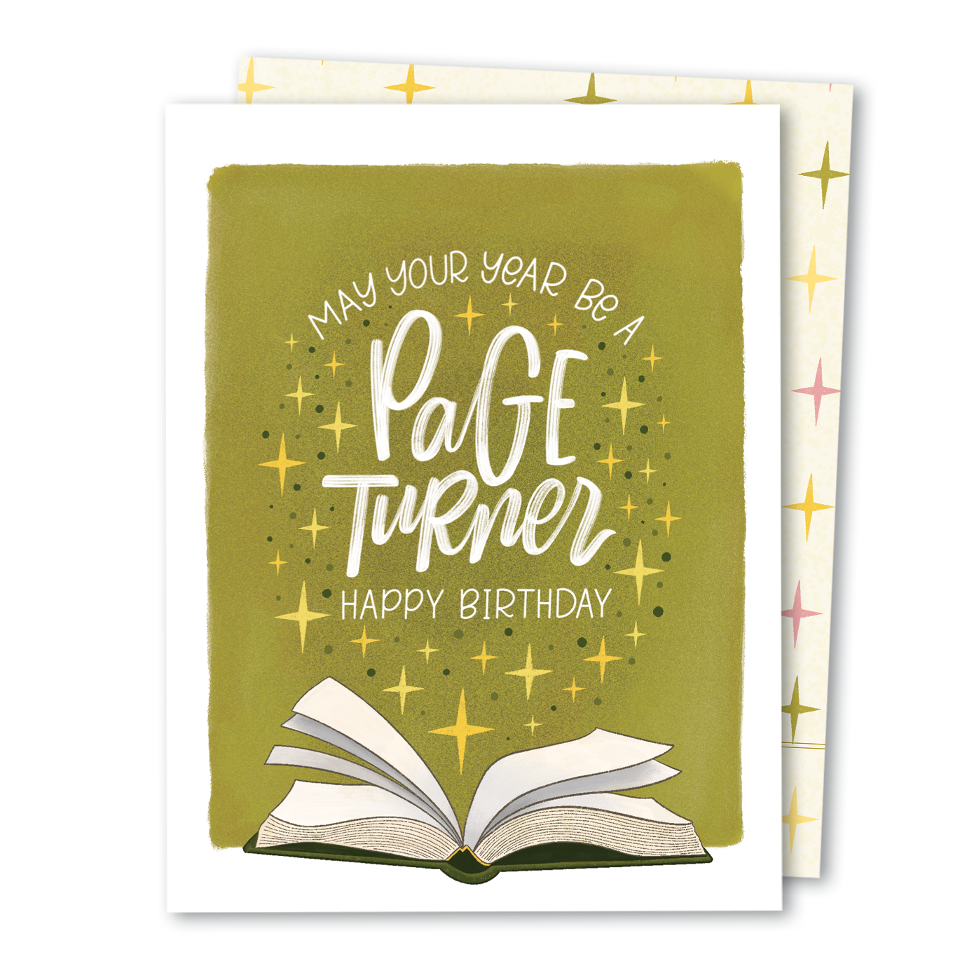Page Turner Happy Birthday Card
