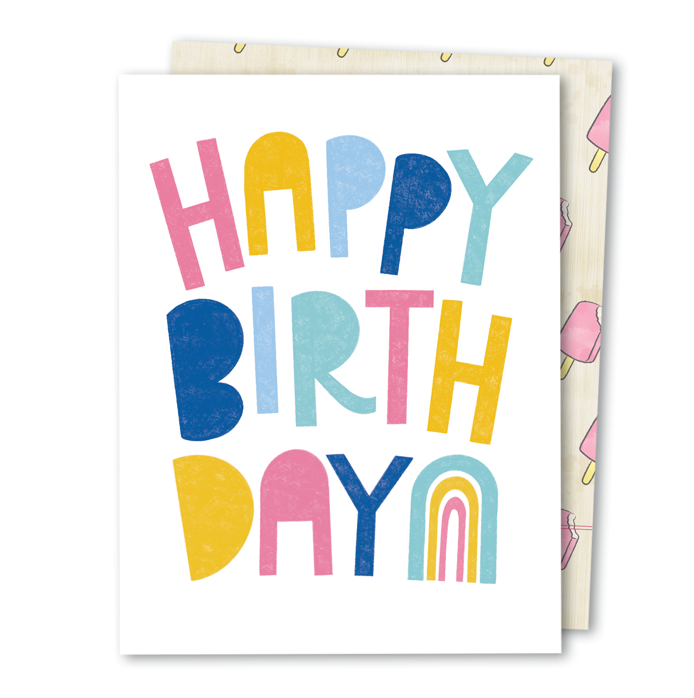 Happy Rainbow Birthday Card