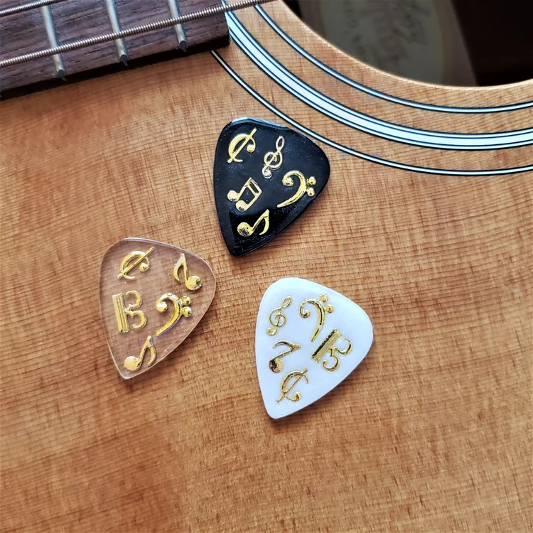 Custom Resin Music Note Guitar Pick