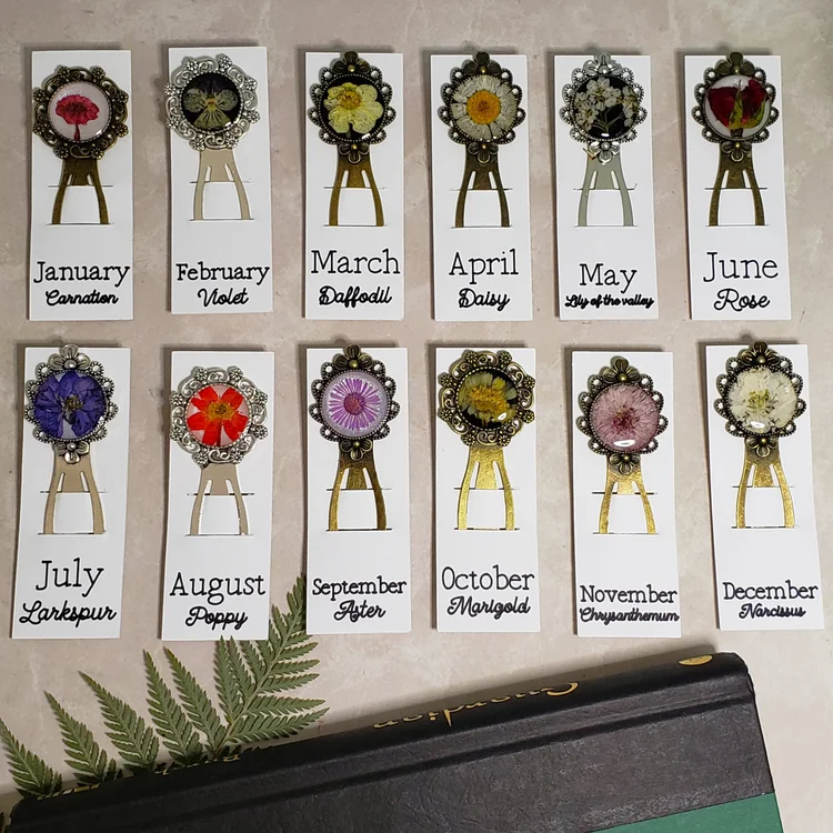 Birth Month Flower Bookmark