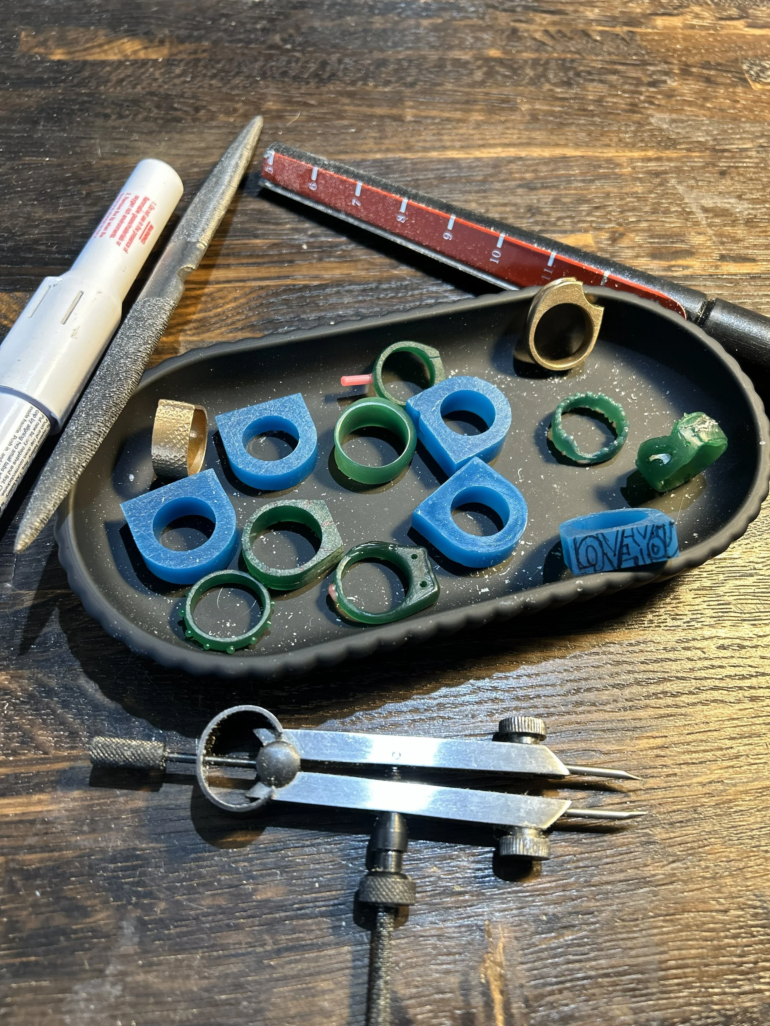 Valentines Day Wax Carving