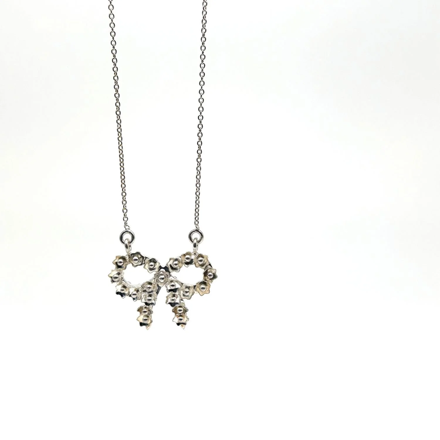 Flower Bow Necklace SM