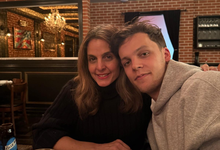 Nicole Grandelli and her son Christian Grandelli