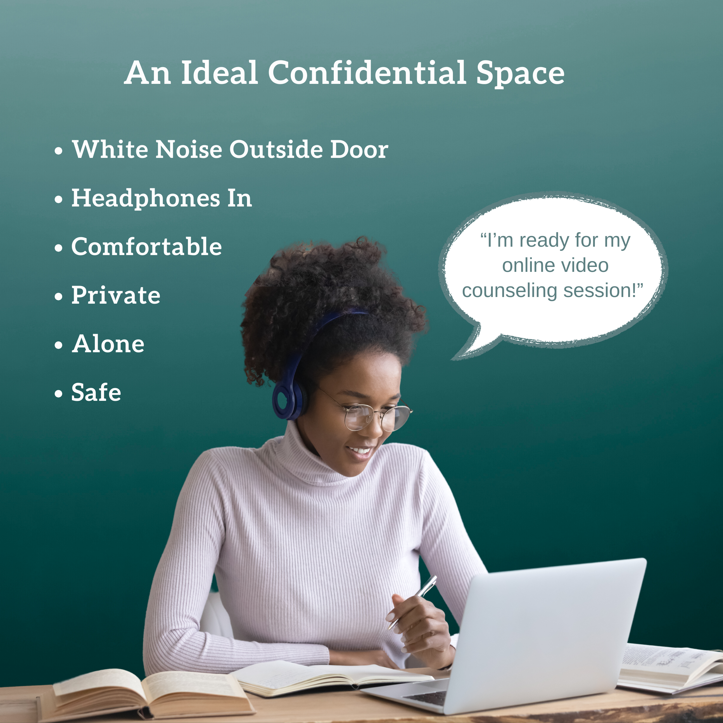 An Ideal Confidential Space for Online Video Counseling at Boundless Hope Christian Counseling in Florida