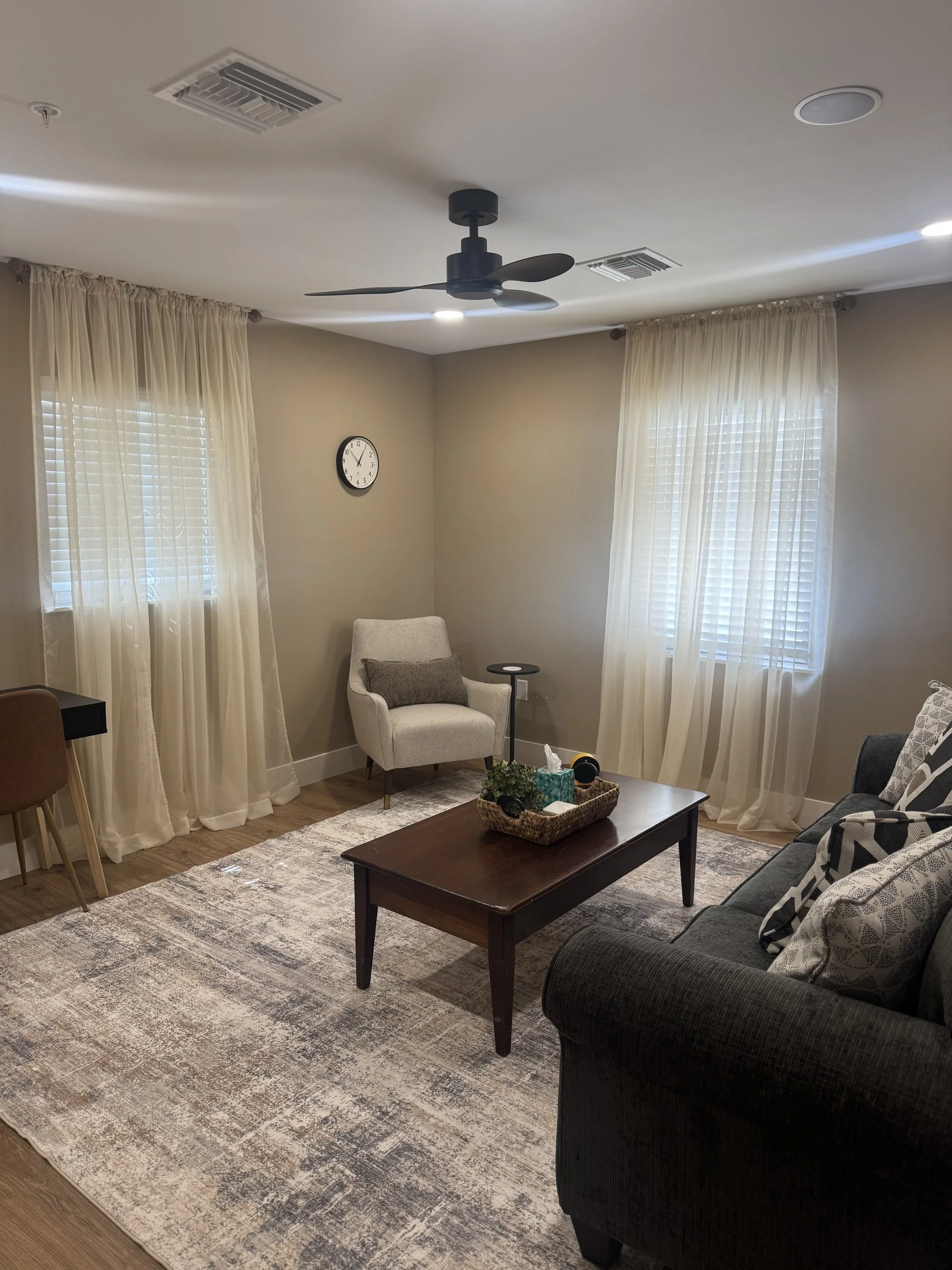 Boundless Hope Dade City, Florida - Individual or Family Therapy Room