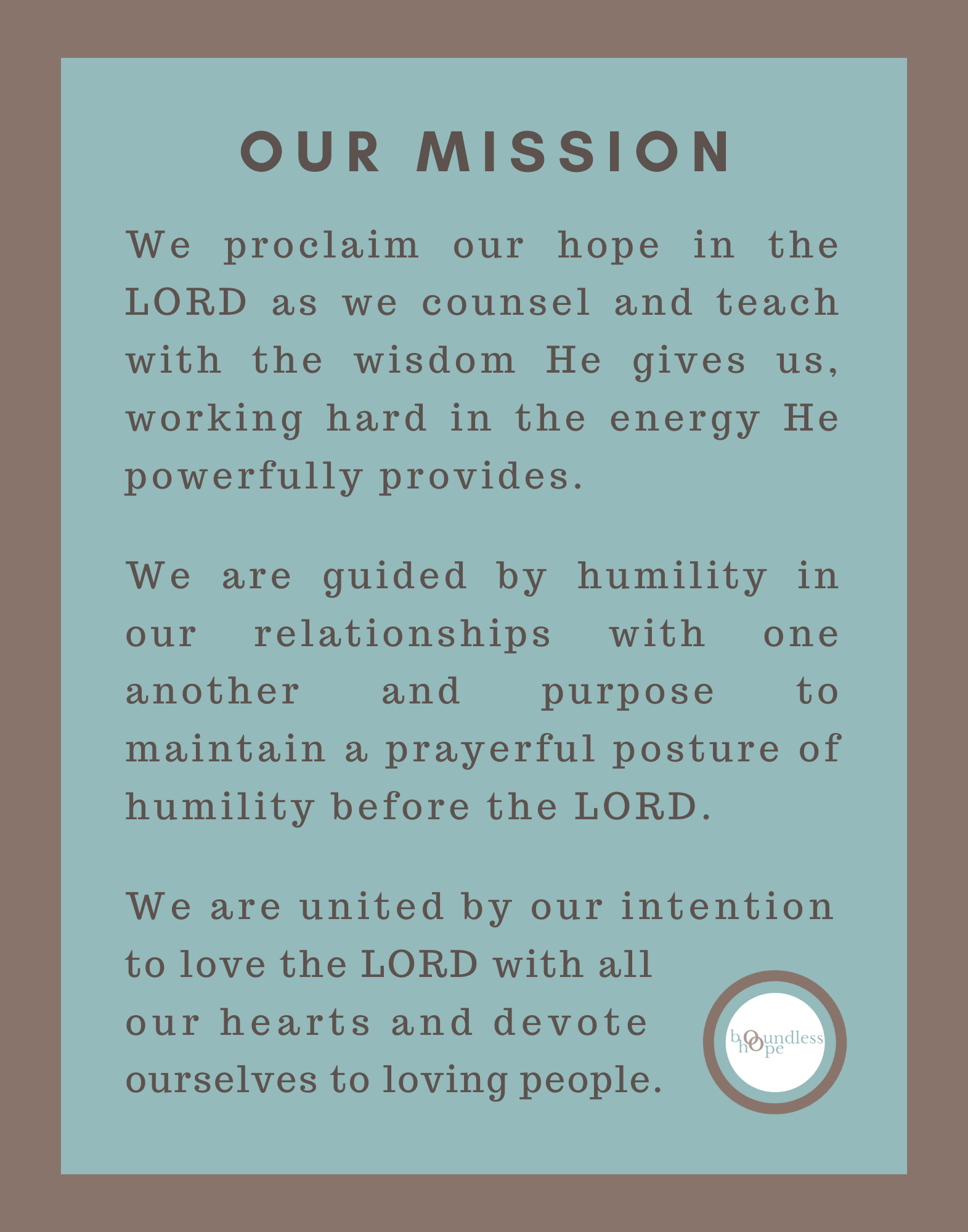 Boundless Hope Boundless Hope Christian Clinical Counseling | Florida