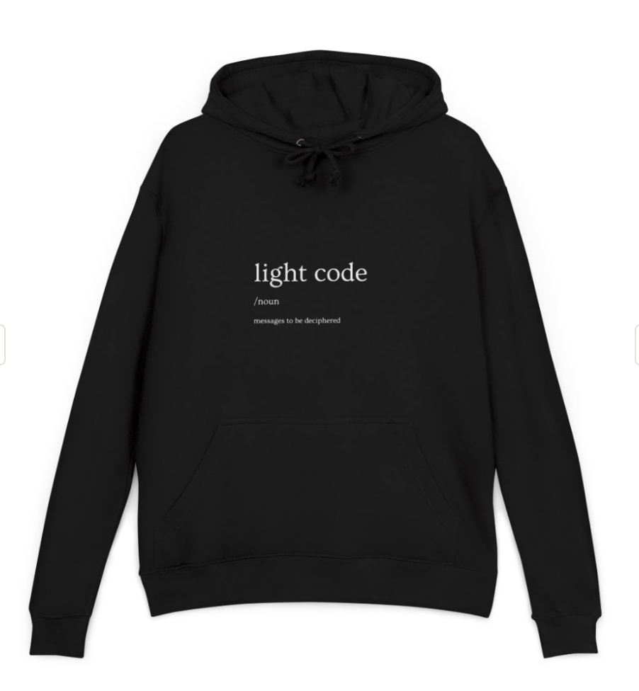 Light Code Black Hoodie