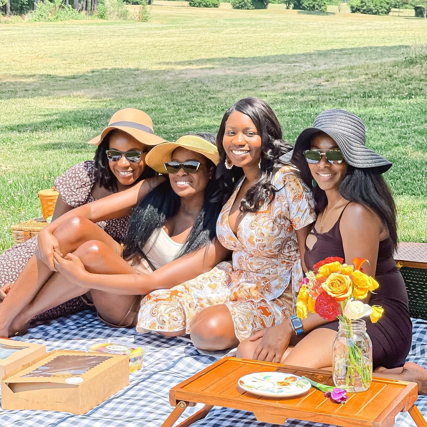 Grab the girls &amp; treat yourself to a picnic! We have openings for both a brunch &amp; afternoon picnic this Sunday. 

Message us or visit our website to book 💚

#girlsday #brunchraleigh #raleighpicnic #raleighpicnics #raleighevents #raleigh #ral