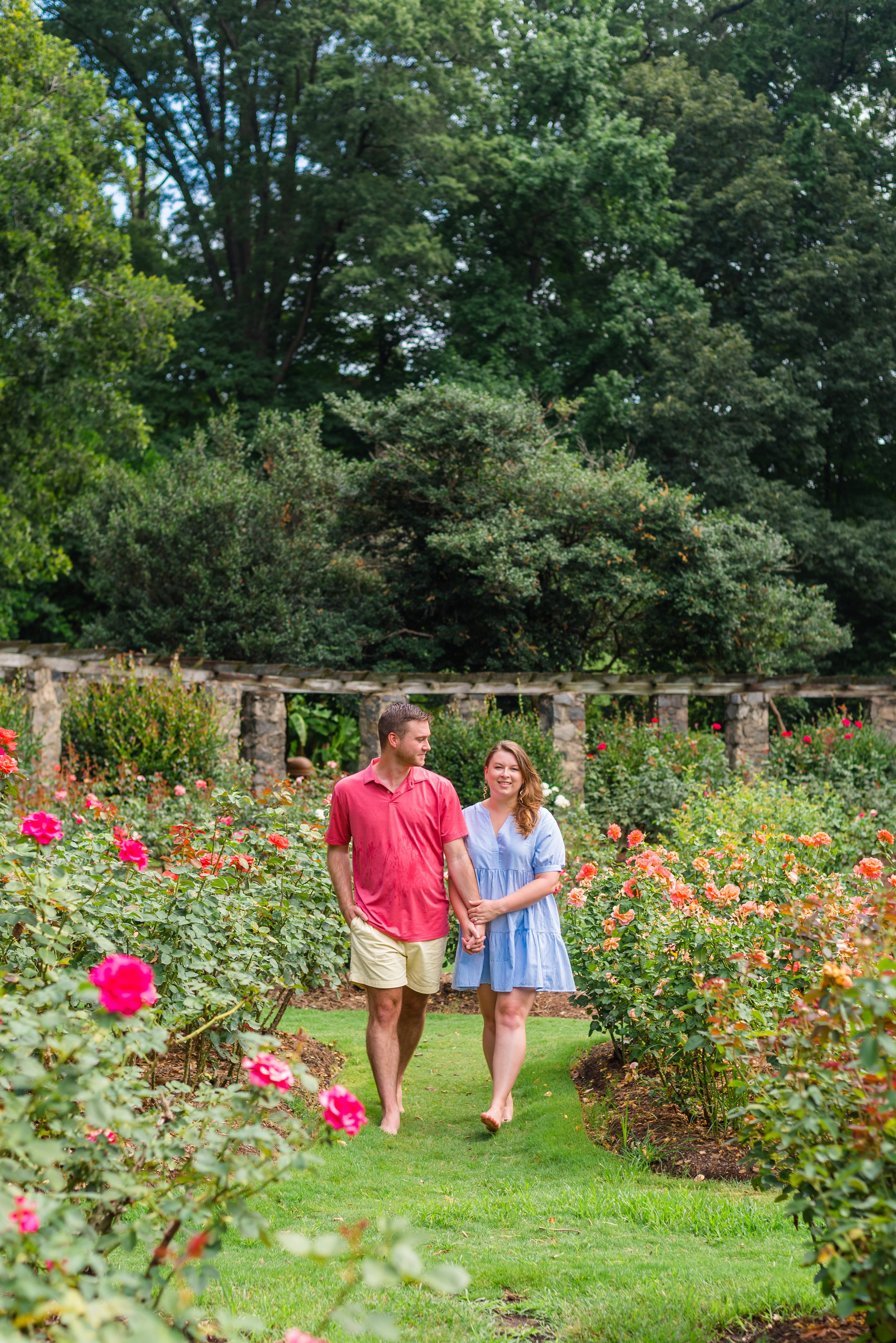 Summer Picnic Proposal At The Raleigh Rose Garden — Southern Picnics