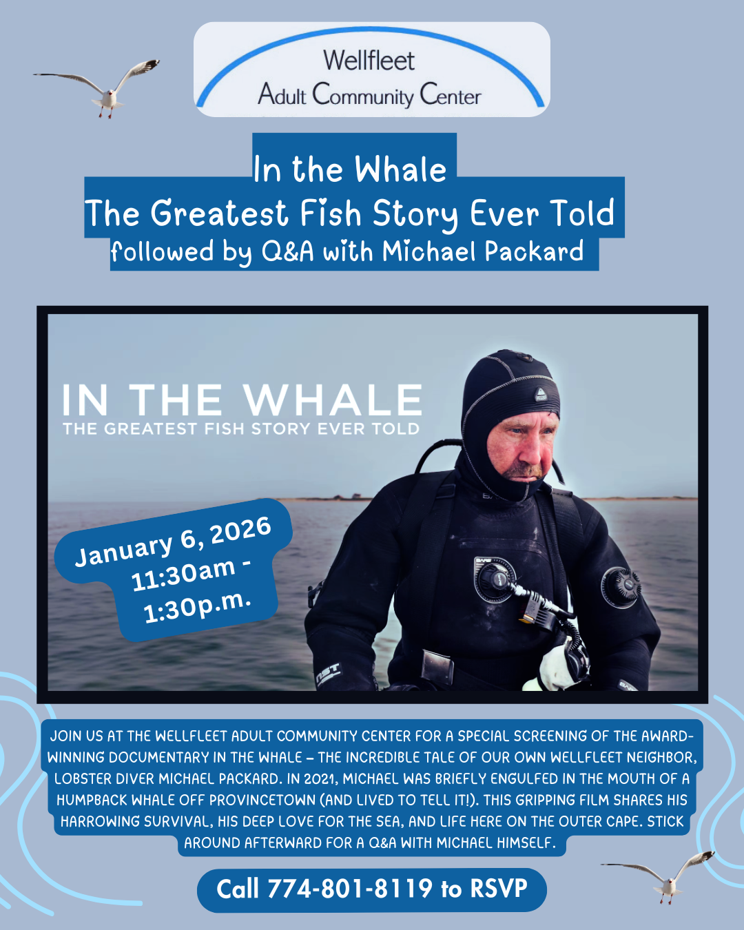 In the Whale - The Greatest Fish Story Ever Told Screening &amp; Live Q&amp;A with Michael Packard