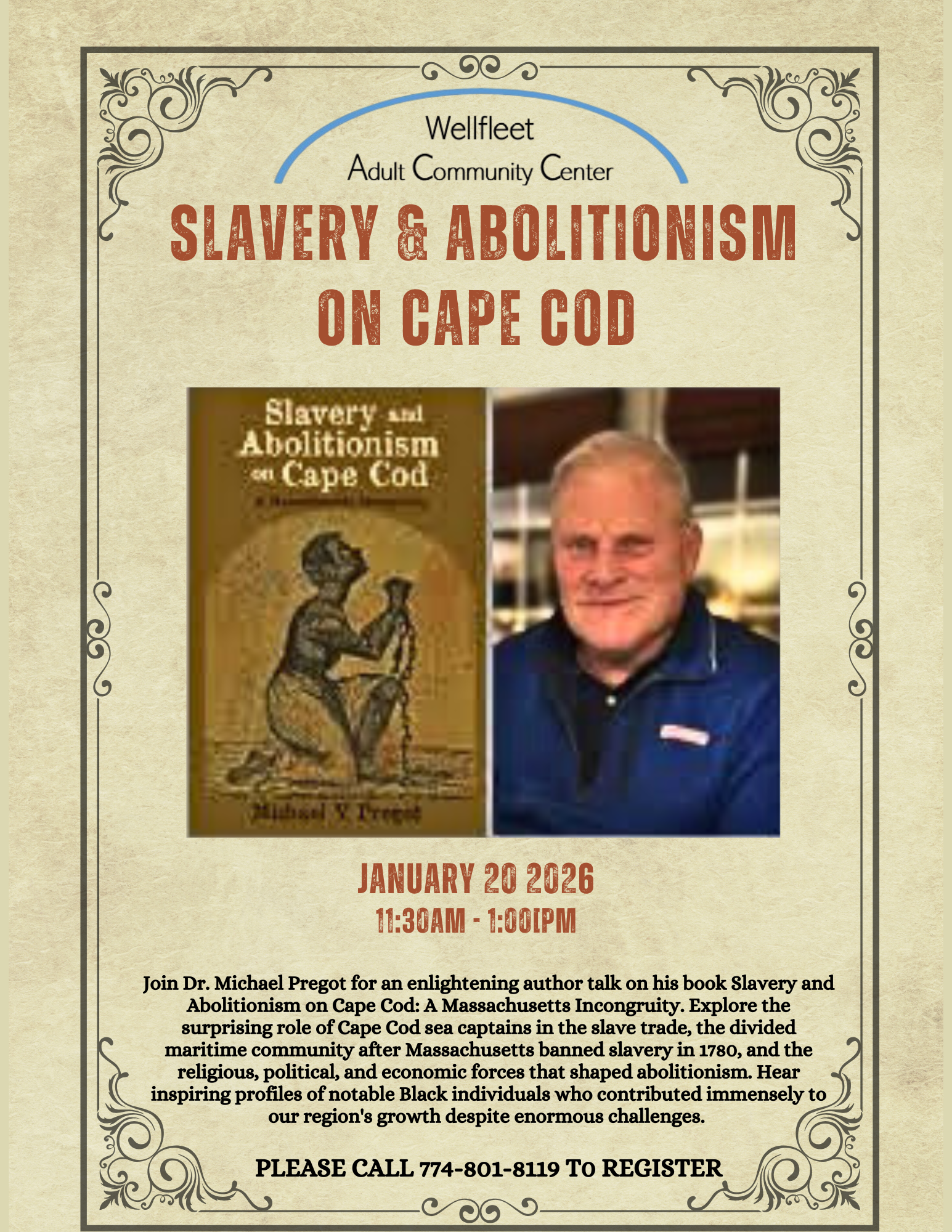 Discover Cape Cod's Hidden History: Slavery and Abolitionism with Dr. Michael Pregot