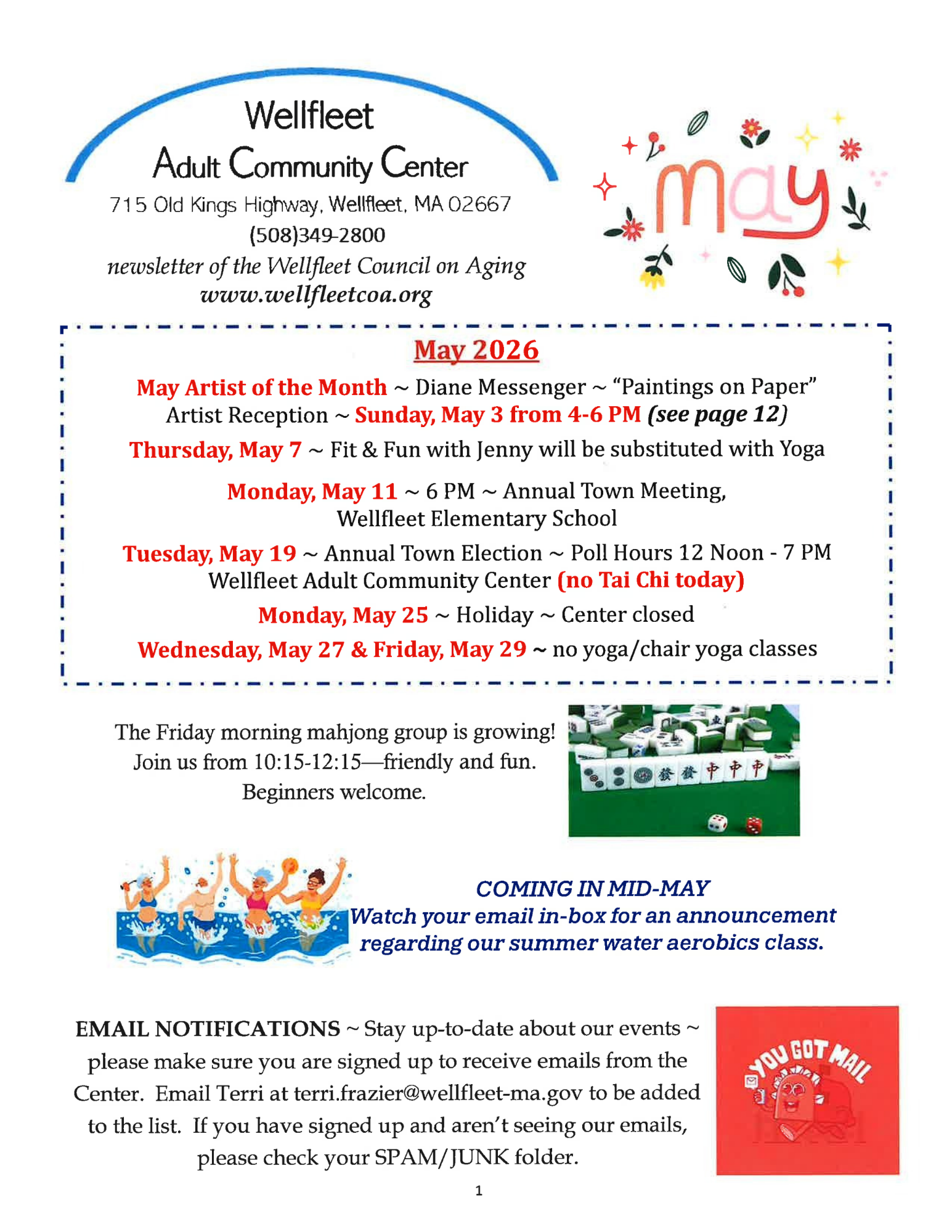 May 2026 Newsletter