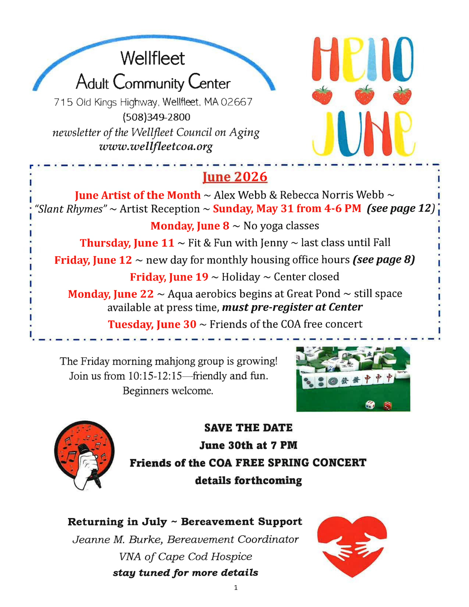June 2026 Newsletter