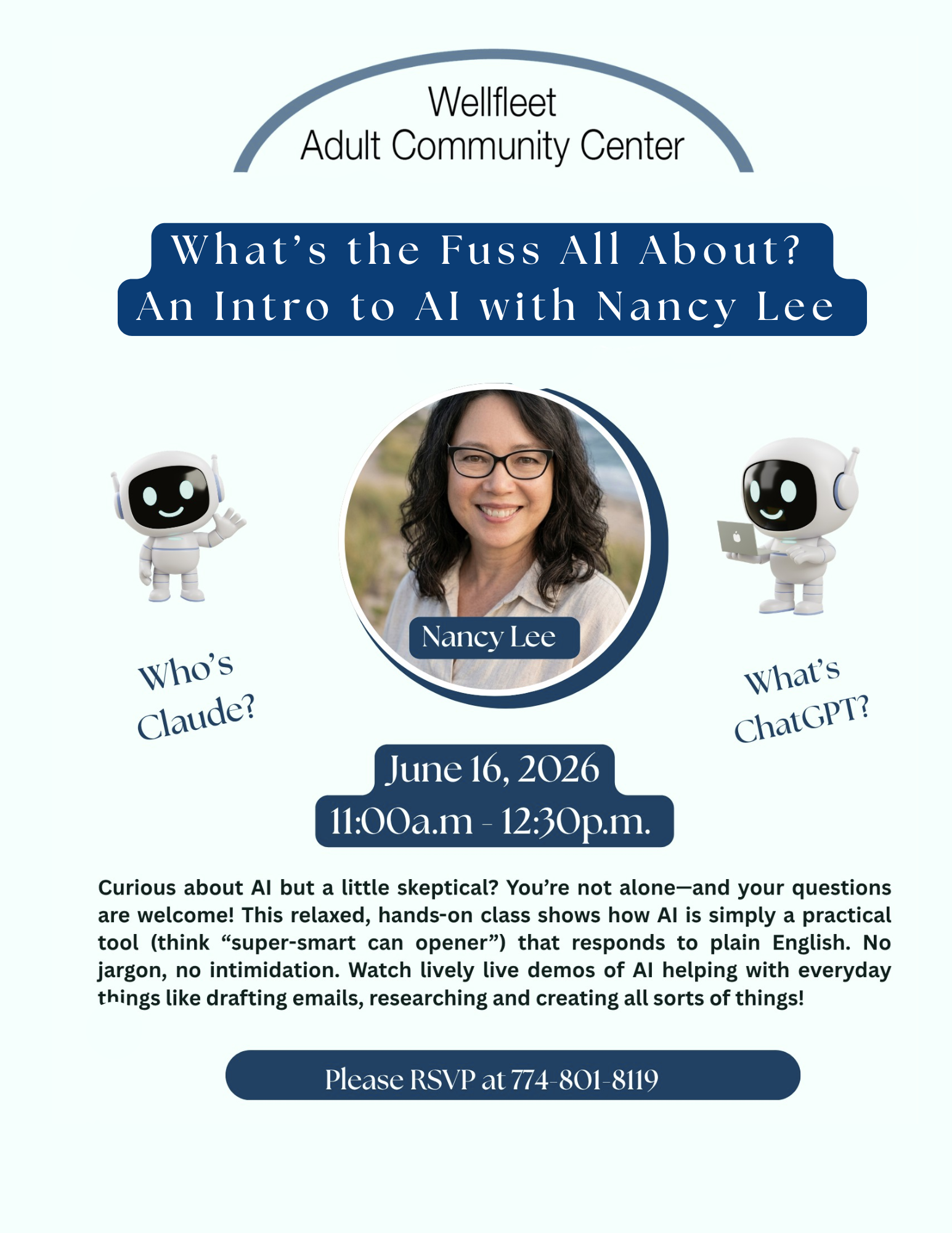 What's All the Fuss About - An Intro to AI with Nancy Lee 