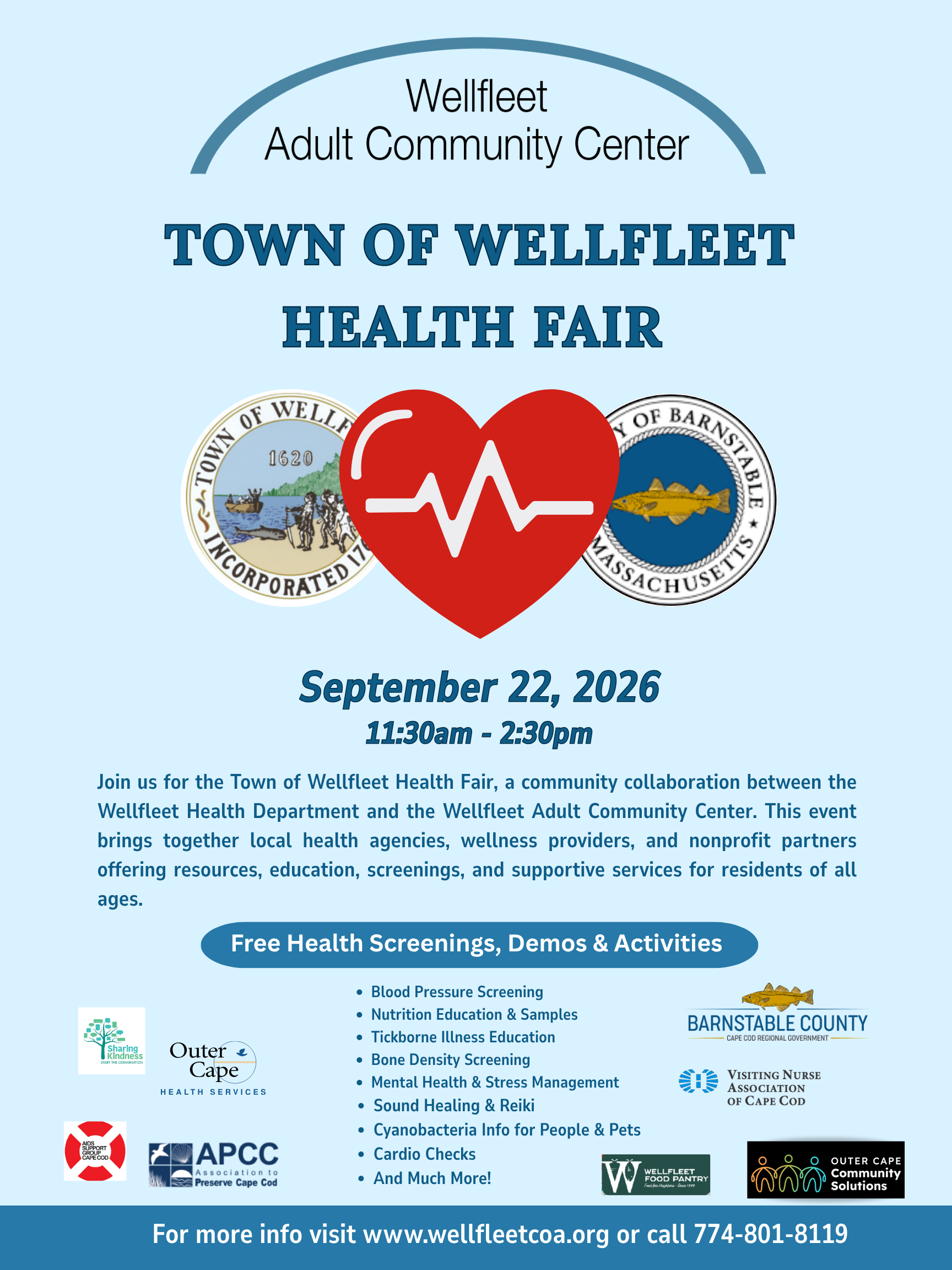 Town of Wellfleet Health Fair