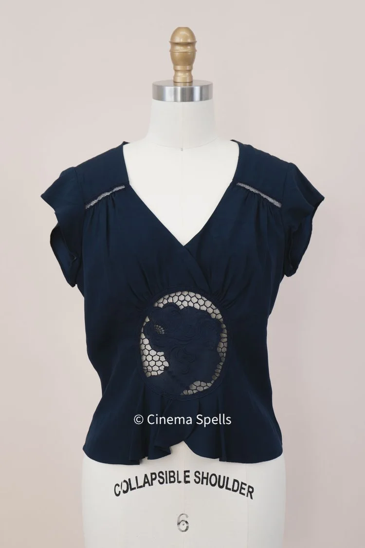 RARE Vintage Cameo Navy Blue Version As Seen On Buffy The Vampire Slayer (US 8)