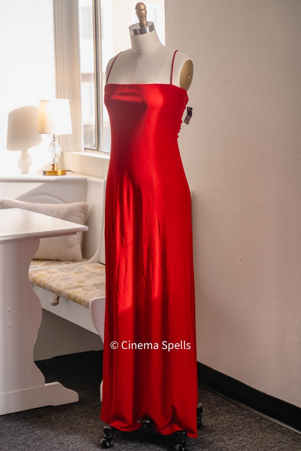 rachel green red dress Rare 2000s Awards Night As Seen On (US 8 Fits S/M) — Cinema Spells Category - The Classic Collection
