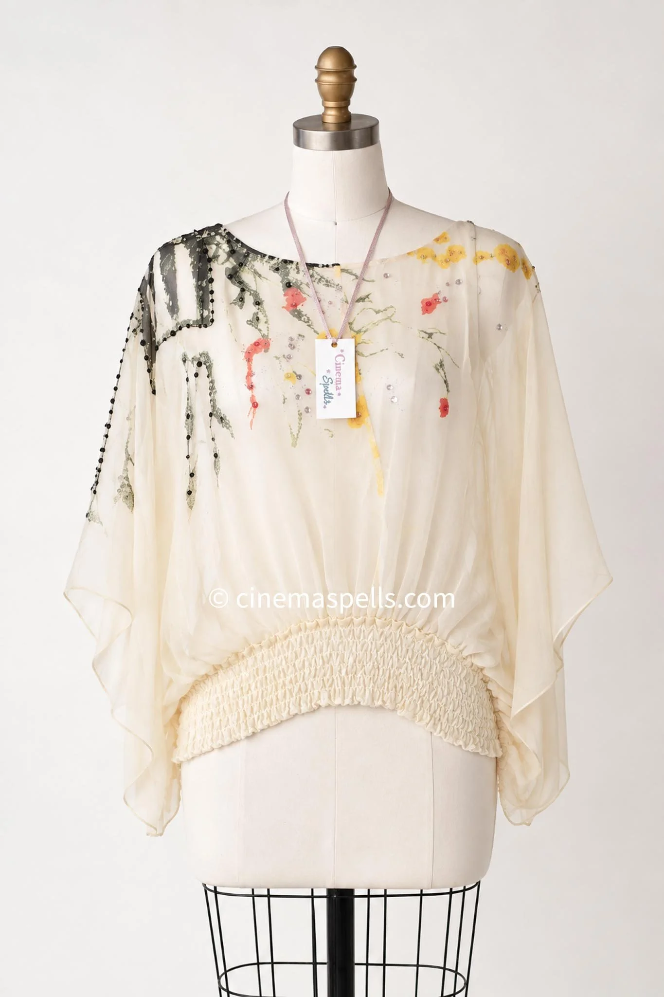 RARE Phoebe Charmed Embellished Floral Blouse — US 10
