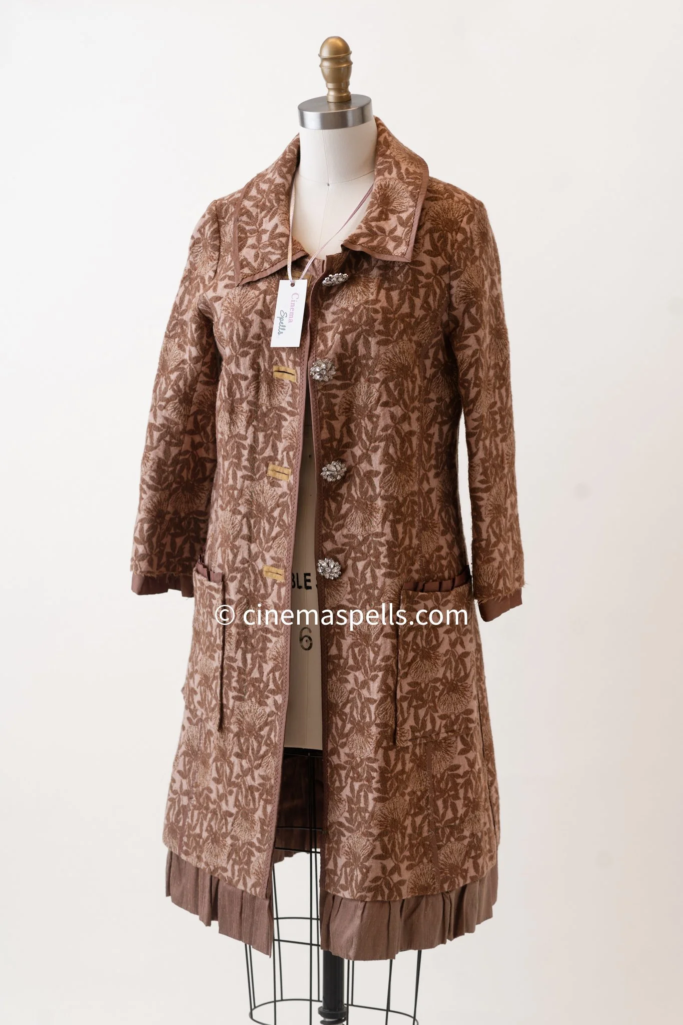 Highly RARE 2000s Brocade Coat As Seen On Rory & Doyle on Gilmore Girls (Fits XS-M)