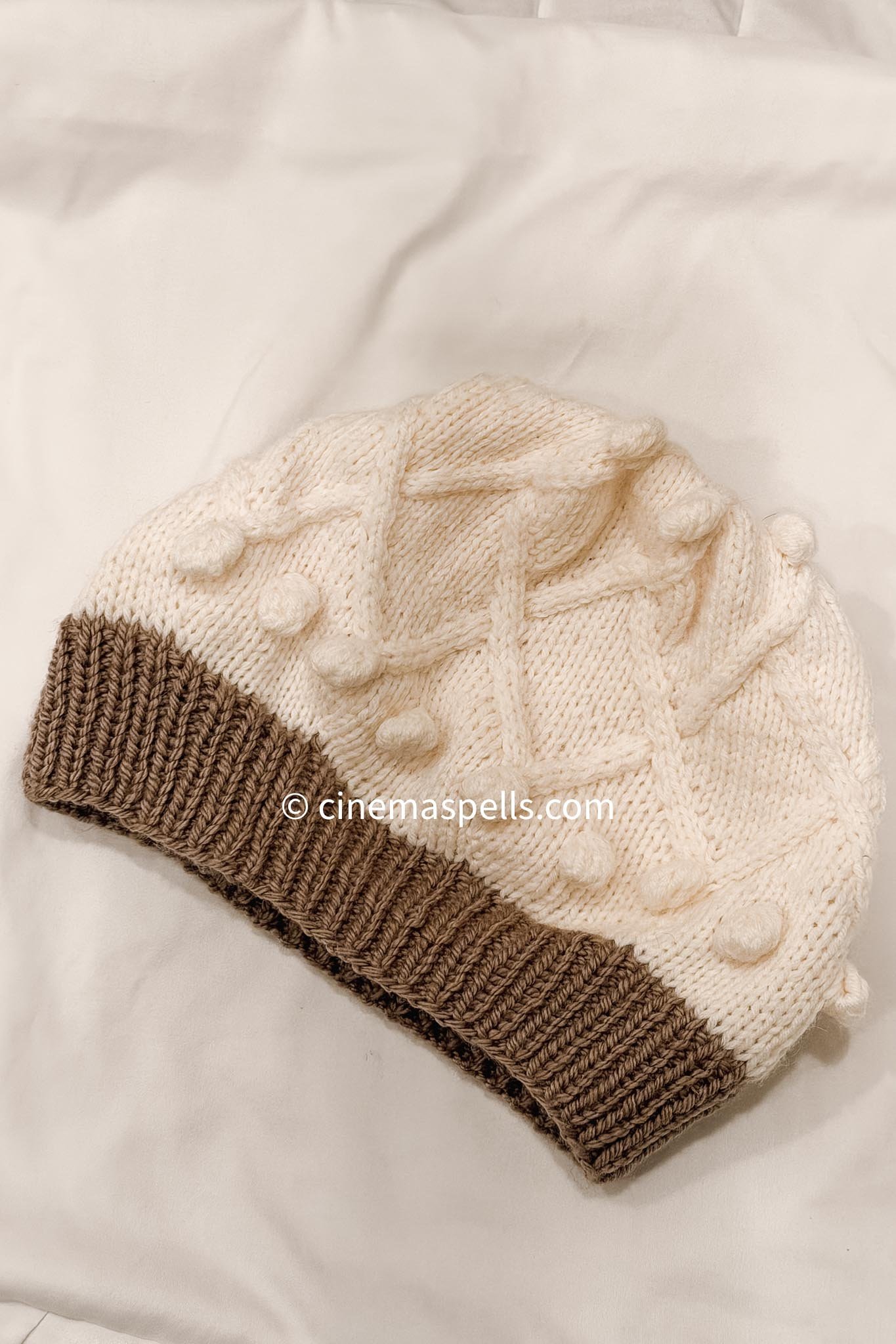 Hand Custom Knit Beanie Blair Waldorf Inspired