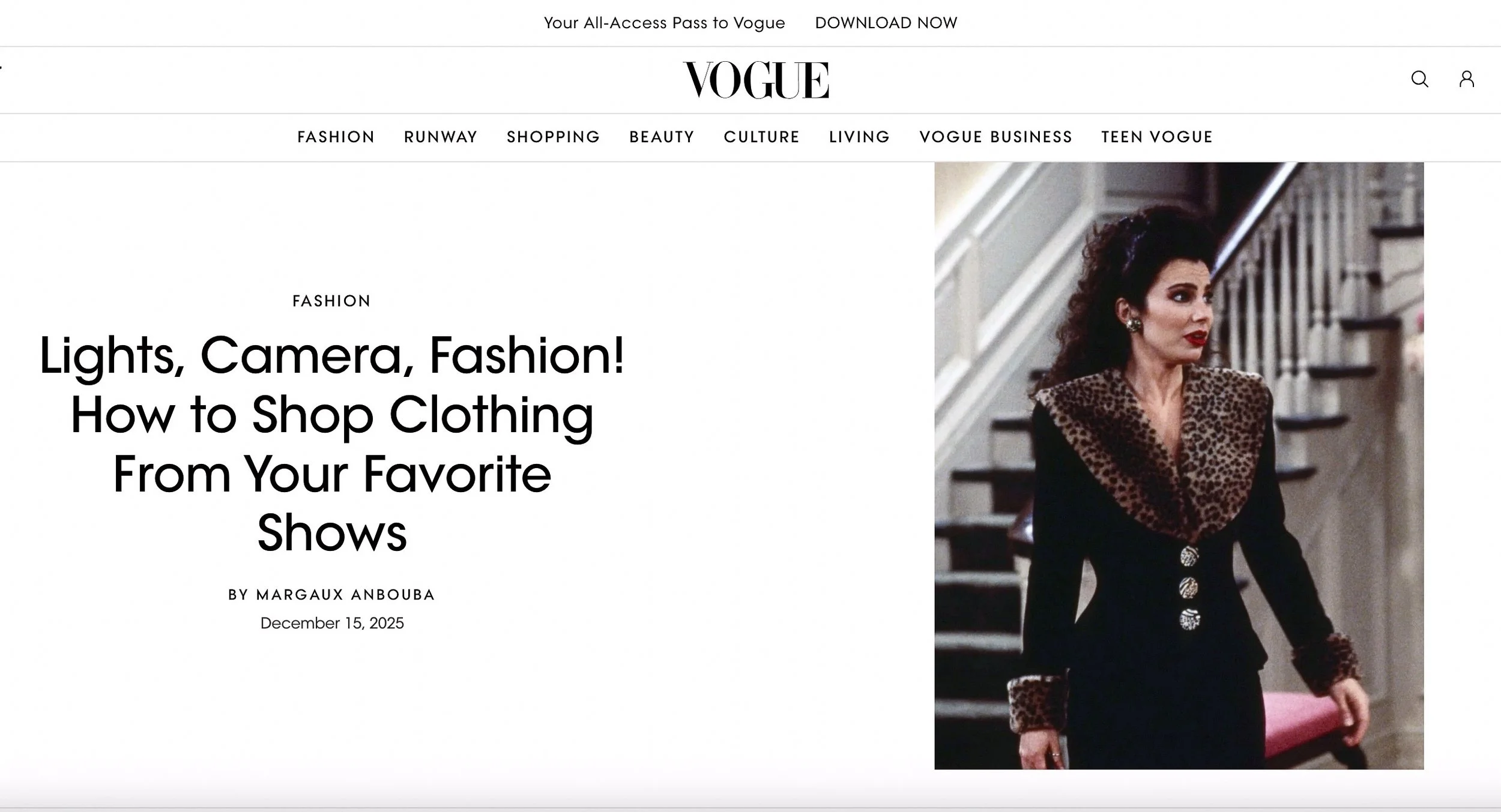 Lights, Camera, Fashion! How to Shop Clothing From Your Favorite Shows 