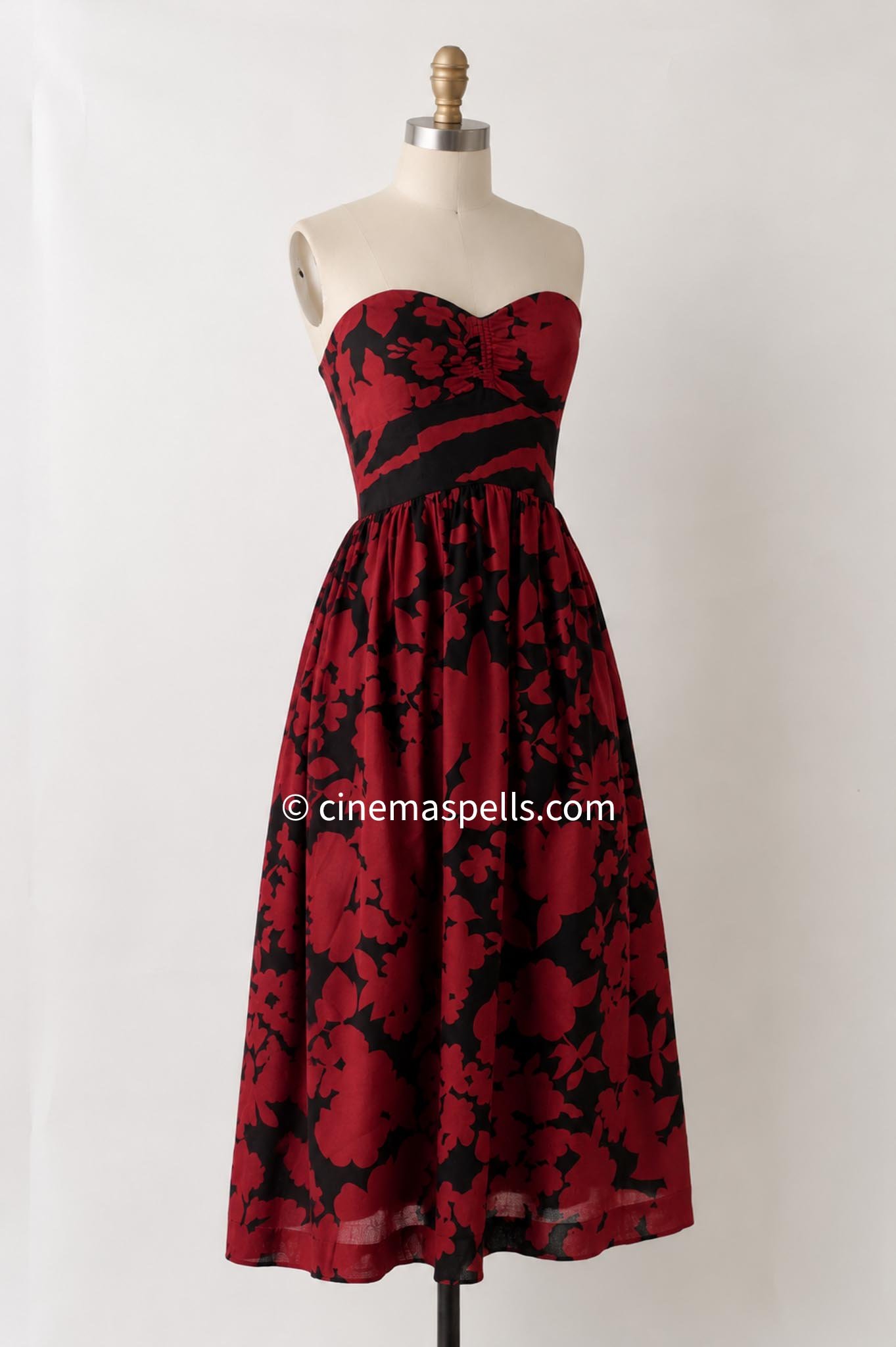 Melinda Gordon Ghost Whisperer Silk Floral Dress US 4 (Small)