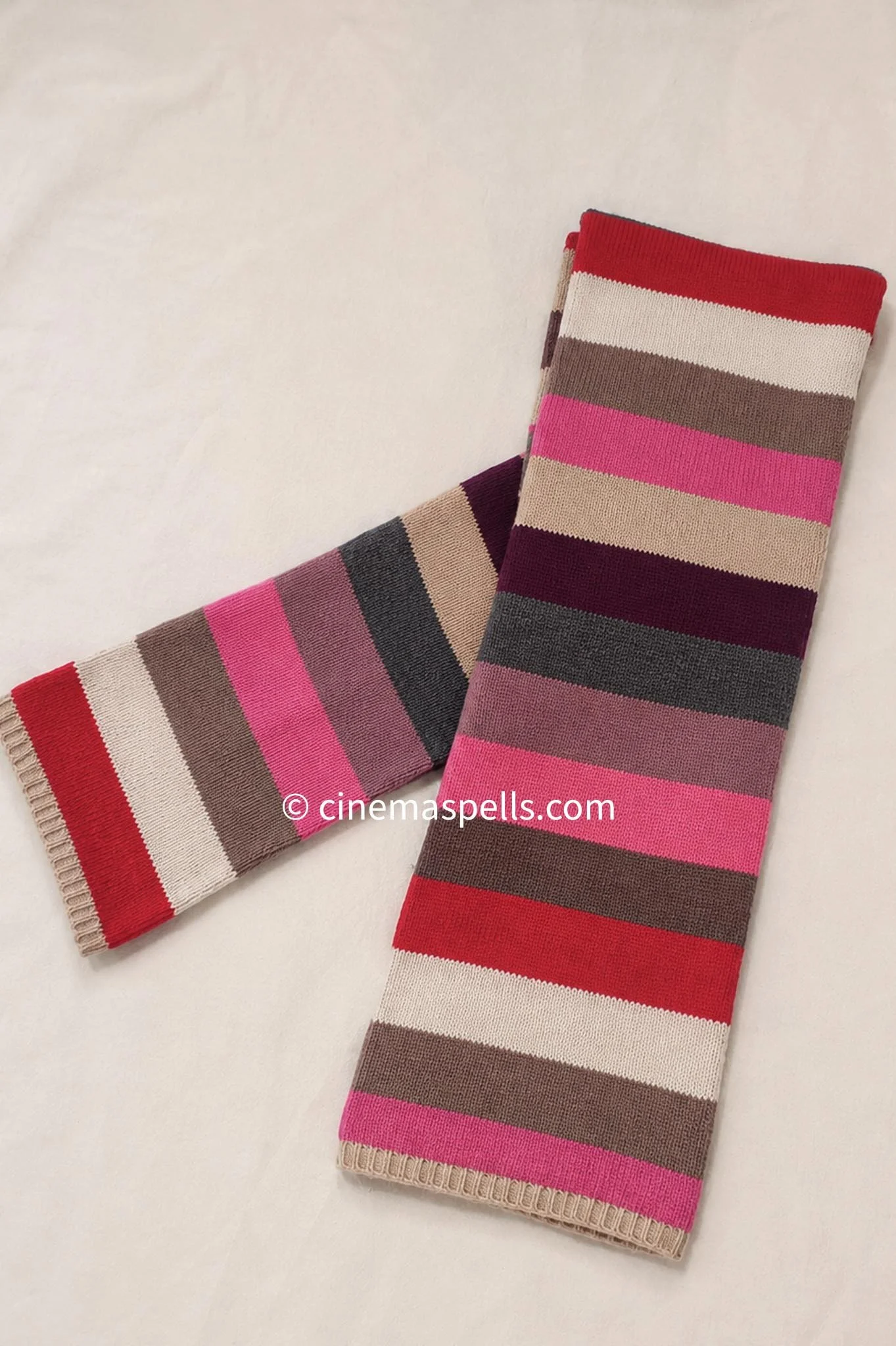 Multicolor Striped Vintage Scarf SATC and Charmed Inspired