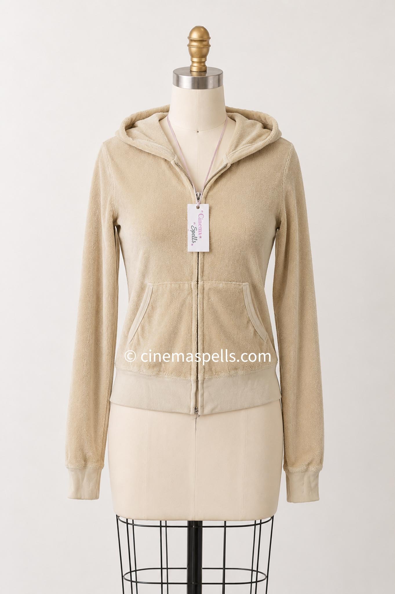 Danielle The Girl Next Door Juicy Couture Velour Zip Hoodie (US S)