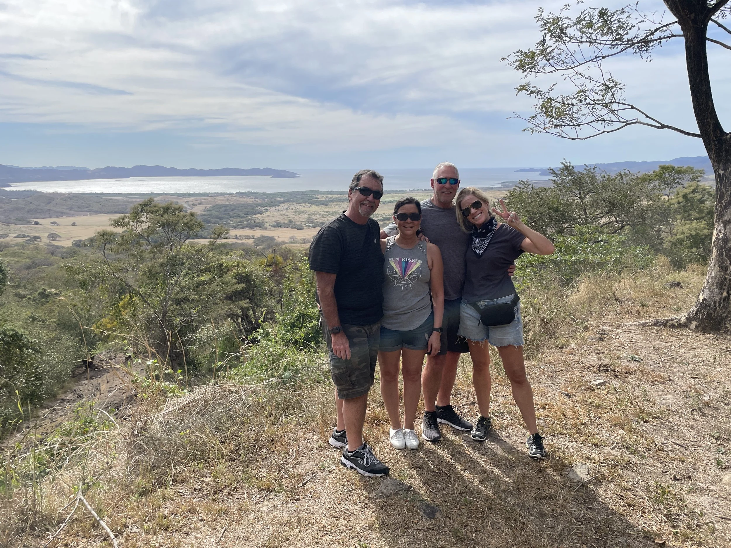  ATV adventure through the jungle and up onto a ridge with spectacular views 