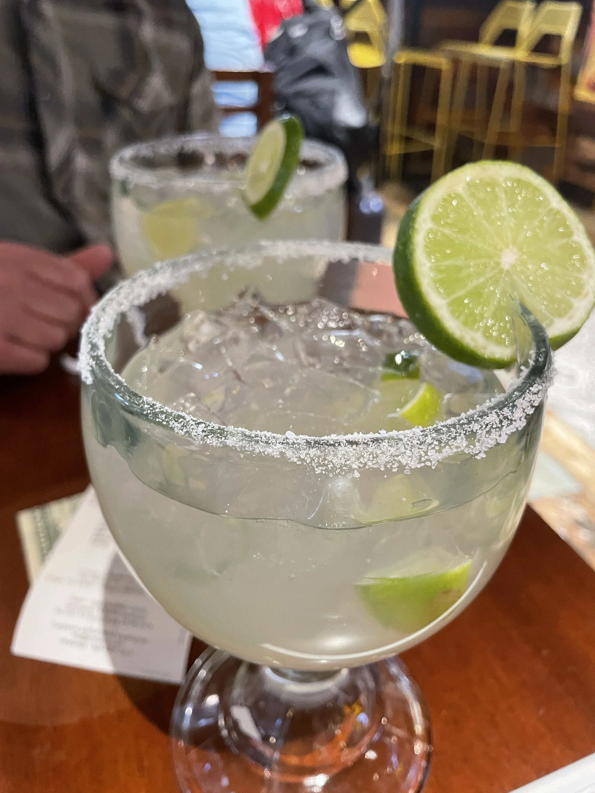  They were tasty but definitely the most expensive margarita I had 5 minutes to suck down….I did of course, I’m Irish:) 