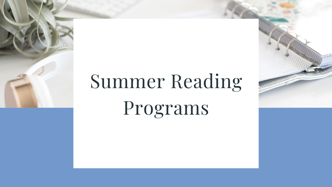 2026 Summer Reading Programs